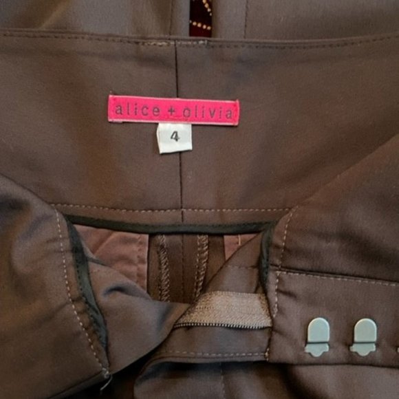 Alice + Olivia high waisted Wool Blend Pants - Picture 5 of 6